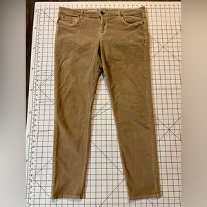 Kut From The Kloth Women’s Size 14P Tan Diana Skinny Petite Corduroy Pants